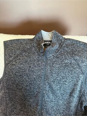 Eddie Bauer Heathered Gray Full-Zip Vest size 2x